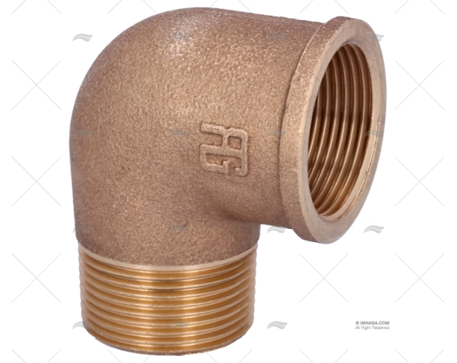 CODO BRONCE M-H 90º 1″1/4 GUIDI CODO BRONCE M-H 90º 1″1/4 GUIDI