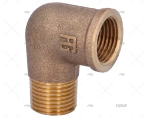 CODO BRONCE M-H 90º 1/2″ GUIDI CODO BRONCE M-H 90º 1/2″ GUIDI