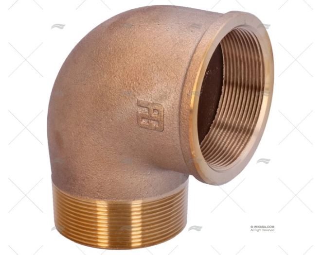 CODO BRONCE M-H 90º 2″1/2 GUIDI CODO BRONCE M-H 90º 2″1/2 GUIDI