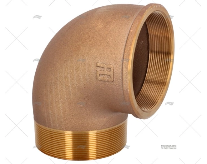 CODO BRONCE M-H 90º 4″ GUIDI CODO BRONCE M-H 90º 4″ GUIDI
