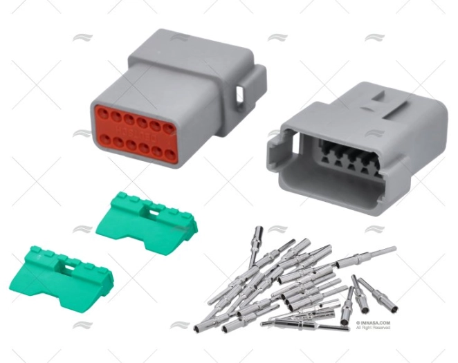 CONECTOR HEMBRA DT 12 PINS IP67 (2) CONECTOR HEMBRA DT 12 PINS IP67 (2)
