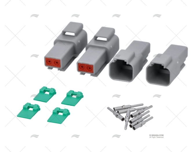 CONECTOR HEMBRA DT 2 PINS IP67 (4) CONECTOR HEMBRA DT 2 PINS IP67 (4)