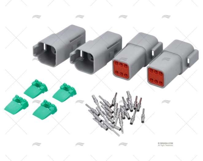 CONECTOR HEMBRA DT 6 PINS IP67 (4) CONECTOR HEMBRA DT 6 PINS IP67 (4)