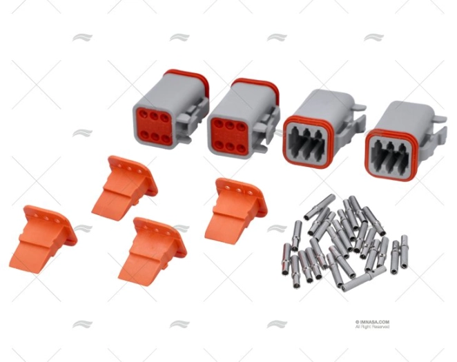 CONECTOR MACHO DT 6 PINS IP67 (4) CONECTOR MACHO DT 6 PINS IP67 (4)