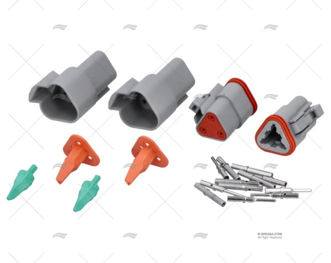 CONECTOR MACHO & HEMBRA DT 3 PINS IP67 ( CONECTOR MACHO & HEMBRA DT 3 PINS IP67 (