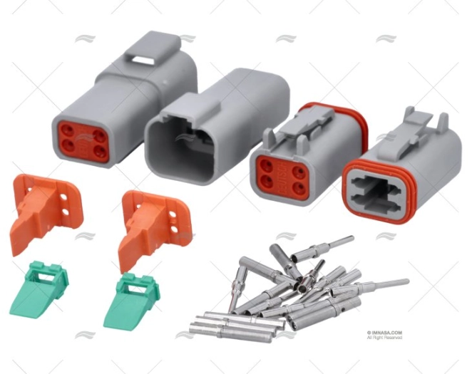 CONECTOR MACHO & HEMBRA DT 4 PINS IP67 ( CONECTOR MACHO & HEMBRA DT 4 PINS IP67 (