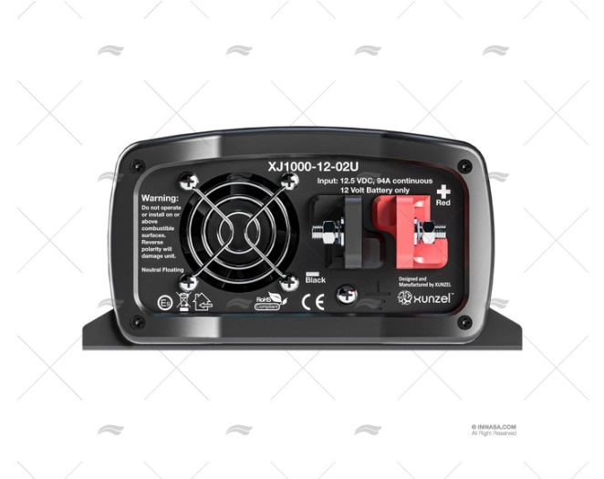 CONVERTIDOR 12-220V 1000W ONDA PURA XUNZEL - Imagen 3