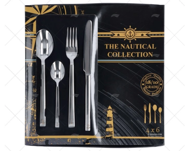 CUBIERTOS INOX 24pcs ANCLA CUBIERTOS INOX 24pcs ANCLA