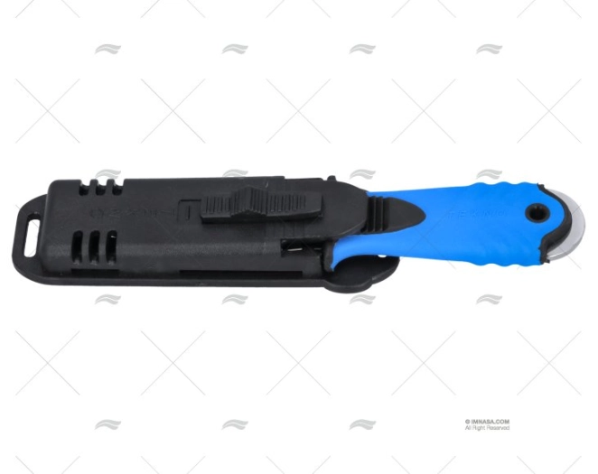 CUCHILLO DIVING C/FUN AZUL 21-H10cm MAC COLTELLERIE - Imagen 2