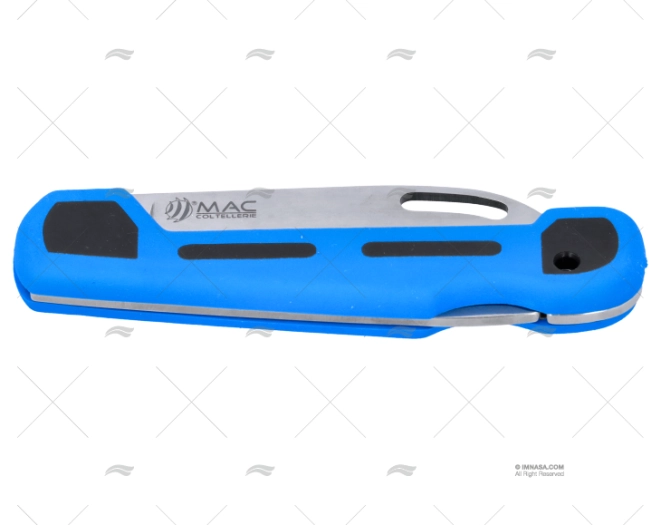 CUCHILLO MARINE PLEG AZUL 19-H6.5cm MAC COLTELLERIE - Imagen 2