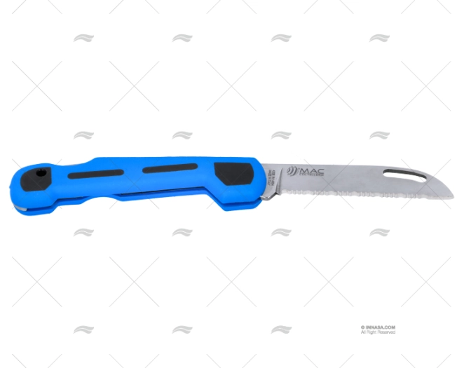 CUCHILLO MARINE PLEG AZUL 19-H6.5cm MAC COLTELLERIE CUCHILLO MARINE PLEG AZUL 19-H6.5cm MAC COLTELLERIE