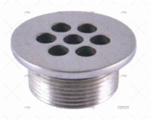 DESAGÜE CODO  38mm   INOX 316 MARINE TOWN