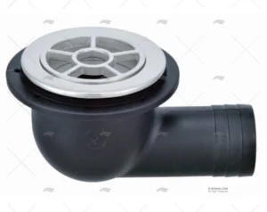 DESAGÜE CODO  38mm PVC/INOX 316 ANTIRETO MARINE TOWN