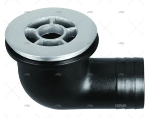 DESAGÜE CODO  38mm   PVC/INOX SS316 MARINE TOWN
