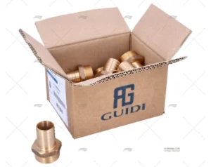 ENTRONQUE BRONCE 1″1/4x30mm GUIDI (12) ENTRONQUE BRONCE 1″1/4x30mm GUIDI (12)