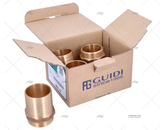 ENTRONQUE BRONCE 2″x60mm GUIDI (4) ENTRONQUE BRONCE 2″x60mm GUIDI (4)