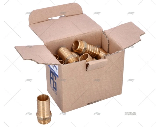 ENTRONQUE BRONCE 3/4″x25mm GUIDI (20) ENTRONQUE BRONCE 3/4″x25mm GUIDI (20)