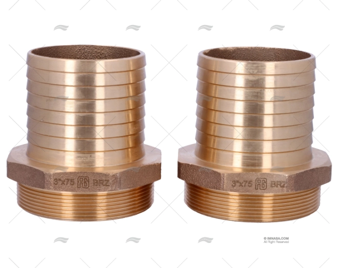 ENTRONQUE BRONCE 3″x75mm (2) GUIDI ENTRONQUE BRONCE 3″x75mm (2) GUIDI