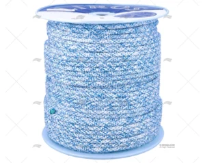 ESCOTA TOP GRIP 10mm BLANCO/AZUL 200m LIROS