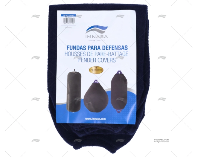 FUNDA DEFENSA F3 AZUL NAVY SG (PAR) IMNASA - Imagen 2