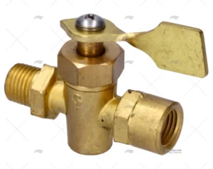 GRIFO 2 VIAS 1/4″ FNPT LATON M/F