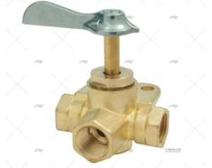 GRIFO 3 VIAS 1/4″FNPT LATON SCEPTER