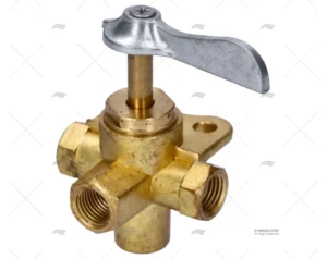 GRIFO 4 VIAS 1/4″ FNPT LATON