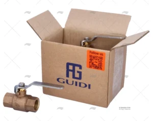 GRIFO BOLA BRONCE MANETA INOX 1/2″ GUIDI GRIFO BOLA BRONCE MANETA INOX 1/2″ GUIDI