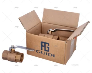 GRIFO BOLA BRONCE MANETA INOX 1″ GUIDI ( GRIFO BOLA BRONCE MANETA INOX 1″ GUIDI (