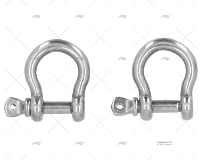 GRILLETE LIRA INOX 04mm (2ud) GRILLETE LIRA INOX 04mm (2ud)