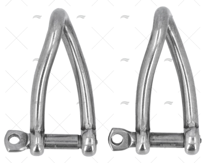 GRILLETE REVIRADO AISI-316 05mm (2ud) GRILLETE REVIRADO AISI-316 05mm (2ud)