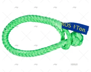 GRILLETE TEXTIL 06mm VERDE C. MAX. 0,5t LIROS