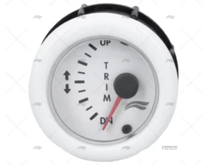 INDICADOR TRIM 52mm 12V BLANCO BRM IMNASA INDICADOR TRIM 52mm 12V BLANCO BRM IMNASA