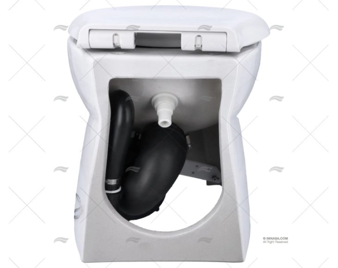 INODORO ELECTRICO 24V LUXURY LOW SILENT OCEAN TECHNOLOGIES - Imagen 2