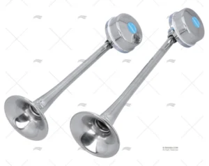 JUEGO BOCINAS 12V CROMADAS MARCO JUEGO BOCINAS 12V CROMADAS MARCO