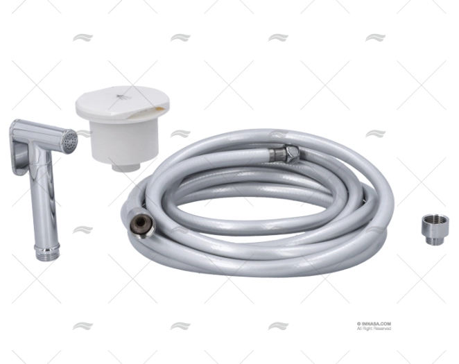 DUCHA KIT C/ TUBO GRIS 4m Y CAJON IMNASA DUCHA KIT C/ TUBO GRIS 4m Y CAJON IMNASA