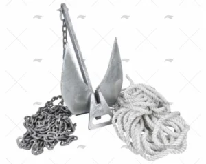ANCLA BULL  12 kg +CADENA  8mm CABO 30m IMNASA