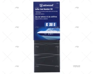 KIT LETRAS & CIFRAS 148pzas NEGRO ATTWOOD KIT LETRAS & CIFRAS 148pzas NEGRO ATTWOOD