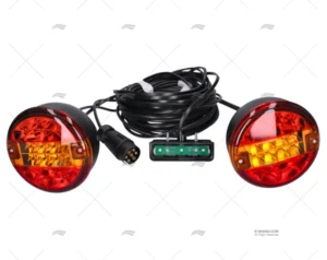 KIT LUCES REMOLQUE 12/24V REDONDOS KIT LUCES REMOLQUE 12/24V REDONDOS
