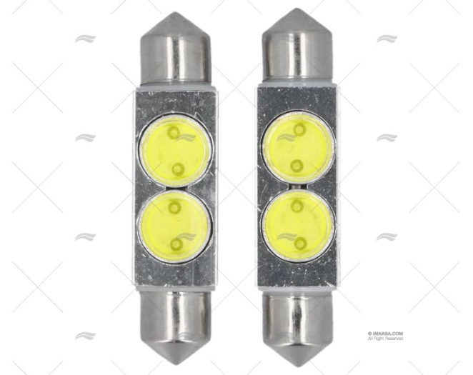 BOMBILLA FESTOON 12V 4 W 11×42 BLANCA BOMBILLA FESTOON 12V 4 W 11×42 BLANCA