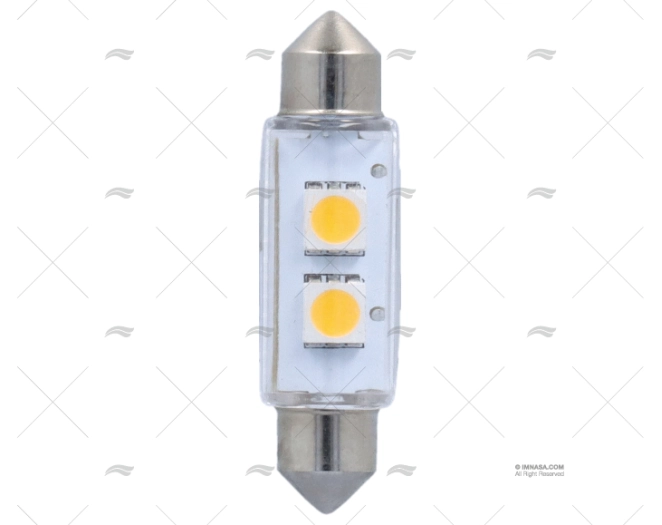 BOMBILLA FESTOON 12V 0,4W LED 38 BOMBILLA FESTOON 12V 0,4W LED 38