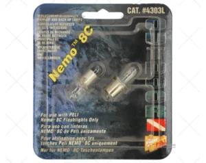 BOMBILLA P13,5S 12V PELI NEMO-8 2Ud. BOMBILLA P13,5S 12V PELI NEMO-8 2Ud.