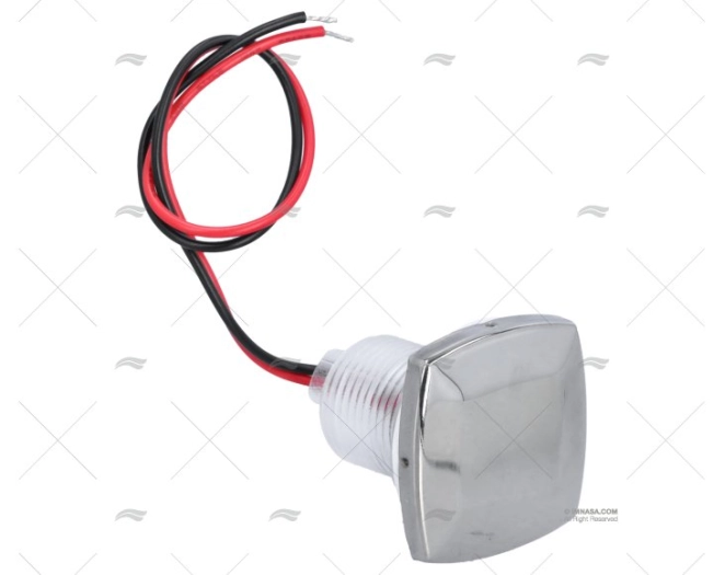 LED CORTESIA CUADRADO C/TAPA INOX LATERA - Imagen 2