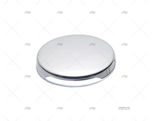 LED CORTESIA REDONDO C/TAPA INOX LADO IN