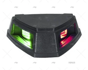 LUZ BICOLOR HORIZ. TRIANG. NEGRO LED C5 PERKO
