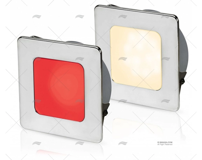 LUZ EUROLED 95 CUADRADA BLANCA CALIDA/RO HELLA MARINE LUZ EUROLED 95 CUADRADA BLANCA CALIDA/RO HELLA MARINE