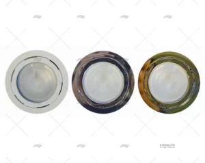 LUZ HALOGENA INTERIOR CARCASA DORADA HELLA MARINE LUZ HALOGENA INTERIOR CARCASA DORADA HELLA MARINE