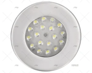 LUZ LED 70mm 12V IP-40 PLATEADO NICKEL