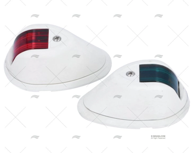LUZ NAVEGACION PERKO BLANCA 12V JGO. LUZ NAVEGACION PERKO BLANCA 12V JGO.