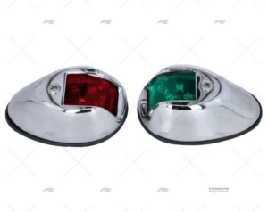 LUZ  PERKO VERTICAL CROMADA LED 12V JGO
